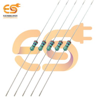 270 Ohm (Ω) 1/4 Watt ±5% Tolerance 270Ω ohm MF Through Hole Resistors Axial Lead 50pcs
